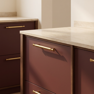 Norwood Sculpted Round Bar Cabinet Pull
