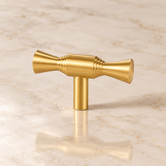 Norwood Sculpted T-Bar Cabinet Knob