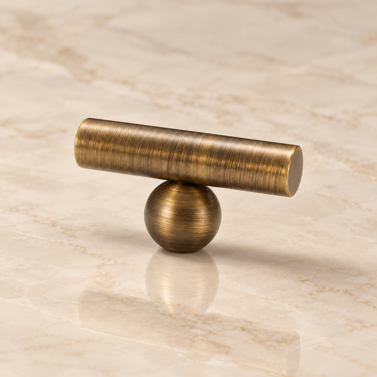 Pimlico Round T-Bar Cabinet Knob
