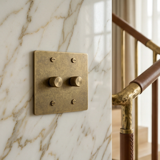 Aged Brass with Patina Dimmer - 2G