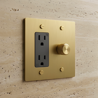 2G Dimmer + Outlet