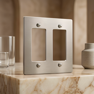 Stainless Steel Cover Plate - 2G