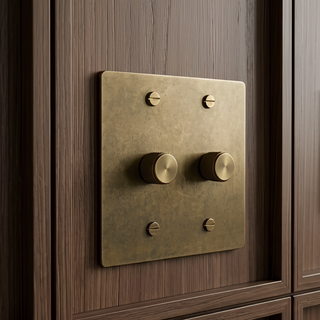 Aged Brass with Patina Dimmer - 2G