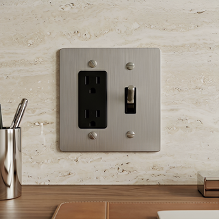 2G Toggle Switch + Outlet