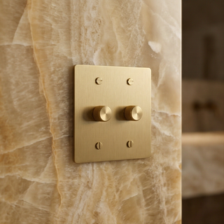 Satin Brass Dimmer - 2G