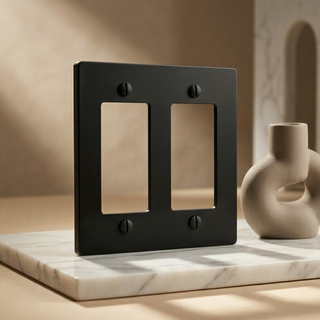 Matte Black Cover Plate - 2G