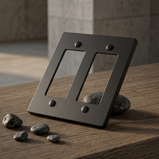 Matte Black Cover Plate - 2G