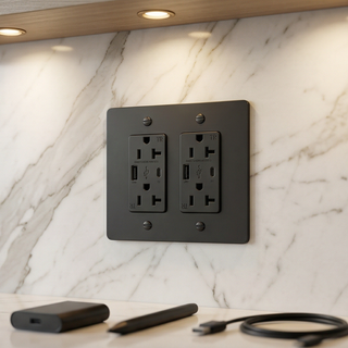 2G Duplex Outlet with USB-C & USB-A