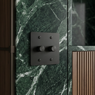 Matte Black Dimmer - 2G