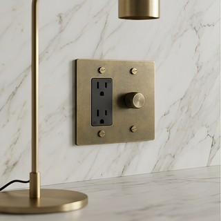 2G Dimmer + Outlet