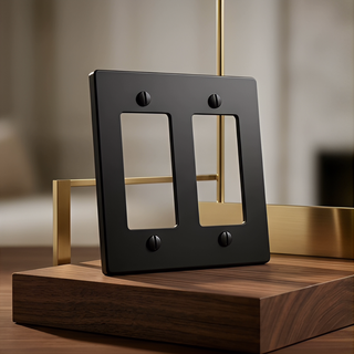 Matte Black Cover Plate - 2G