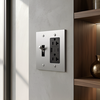 2G Toggle Switch + Outlet with USB-C & USB-A