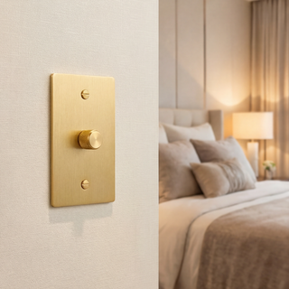 Satin Brass Dimmer Switch - 1G