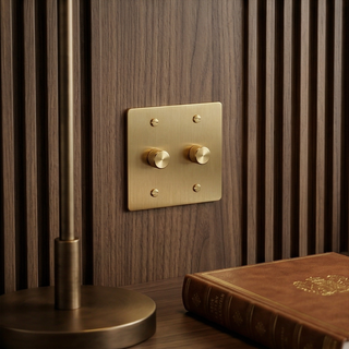 Satin Brass Dimmer - 2G