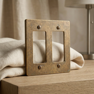 Aged Brass with Patina Cover Plate - 2G