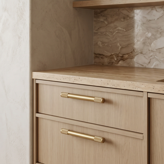 Aure Dalton Pull – Satin Brass