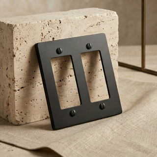 Matte Black Cover Plate - 2G
