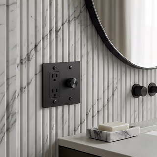 2G Dimmer + Outlet