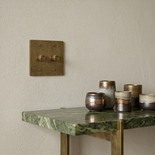 Aged Brass with Patina Dimmer - 2G