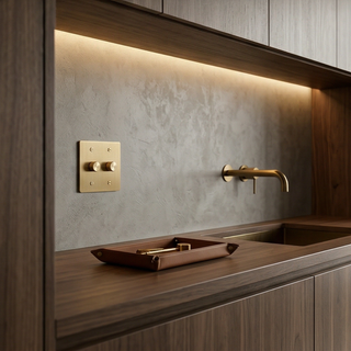 Satin Brass Dimmer - 2G