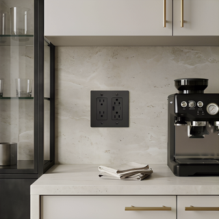 Matte Black Outlet + Outlet with USB-C & USB-A 2G