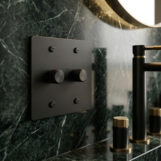 Matte Black Dimmer - 2G