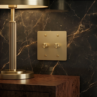 Satin Brass Dimmer - 2G