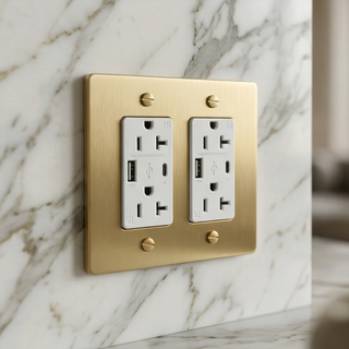 2G Duplex Outlet with USB-C & USB-A