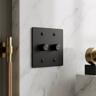 Matte Black Dimmer - 2G