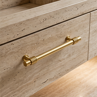 Clarendon Ribbed Collar Cabinet Pull