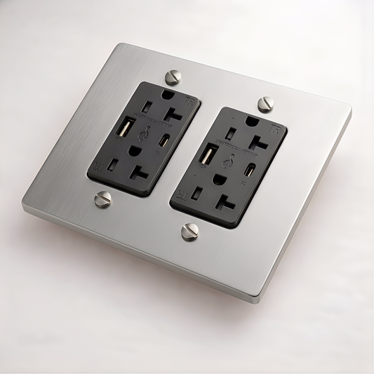 2G Duplex Outlet with USB-C & USB-A