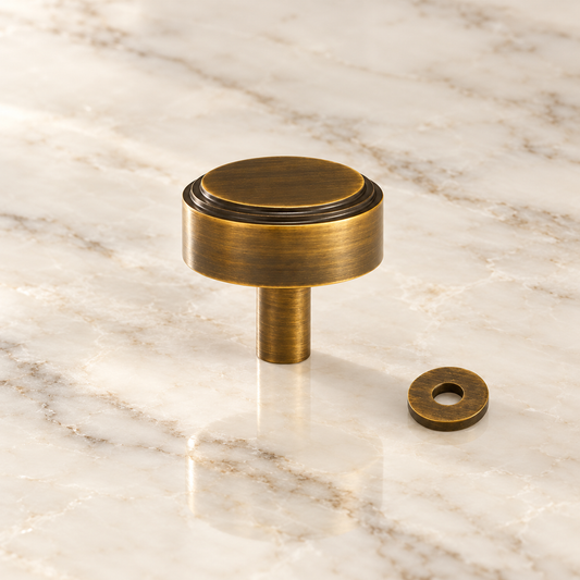 Stepped Round Cabinet Knob