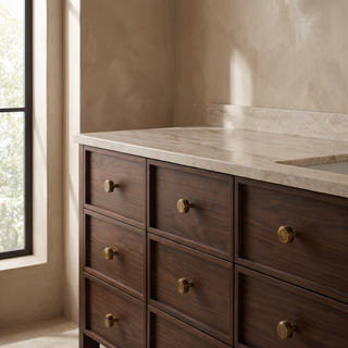 Stepped Round Cabinet Knob