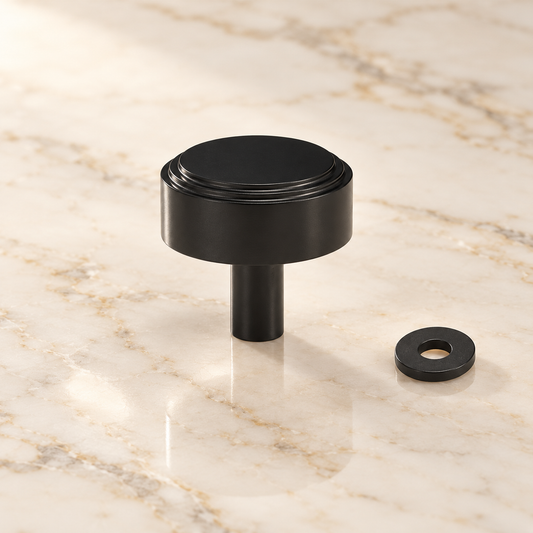 Stepped Round Cabinet Knob