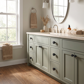 Stepped Round Cabinet Knob