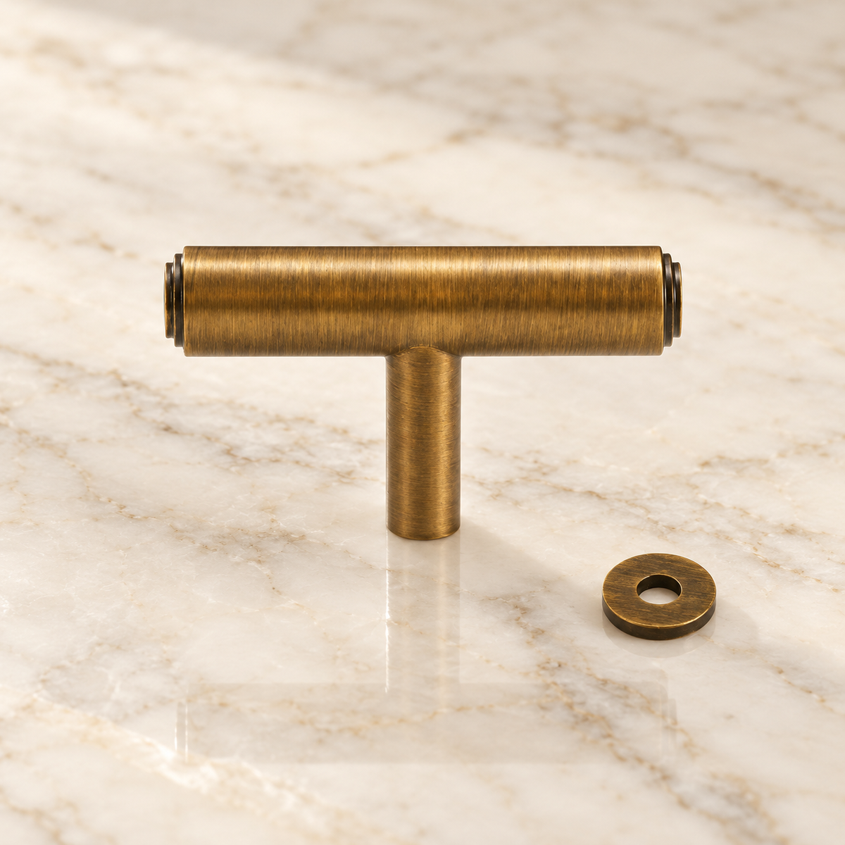 Stepped T-Bar Cabinet Knob
