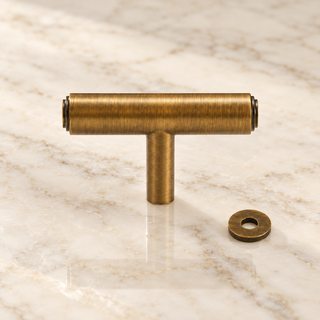 Stepped T-Bar Cabinet Knob