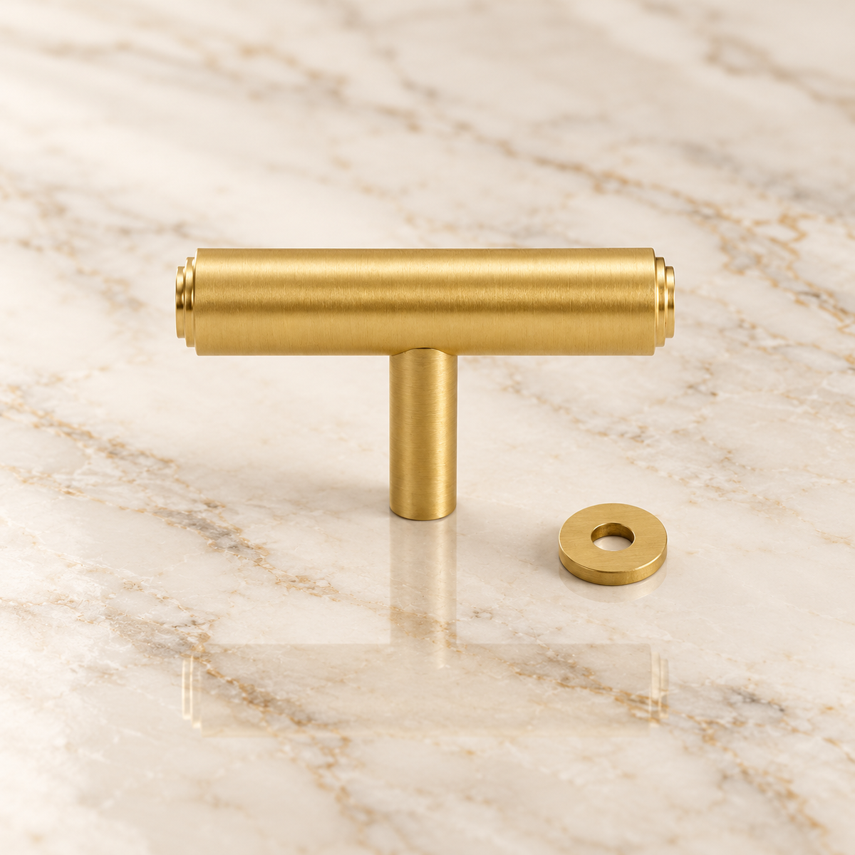 Stepped T-Bar Cabinet Knob