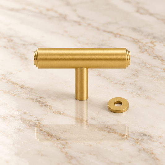 Stepped T-Bar Cabinet Knob