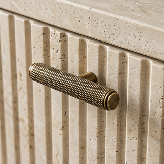 Aure Mercer T-Bar Knob – Satin Brass