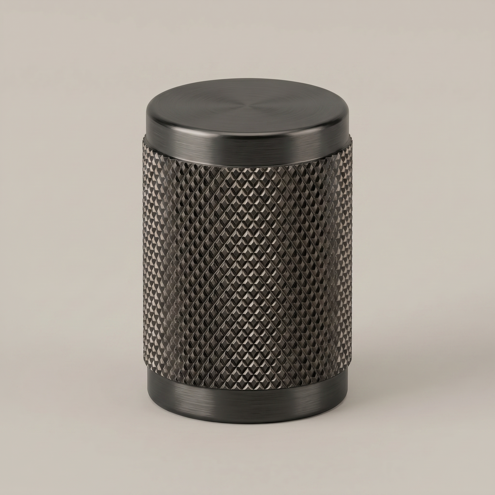 Aure Mercer Knob - Knurled - Matte Black
