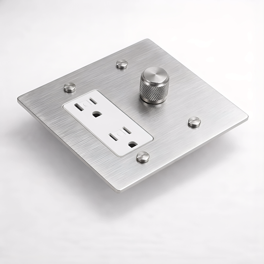 2G Dimmer + Outlet