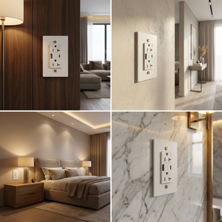 Duplex Outlet Collection with USB-C & USB-A - 1G