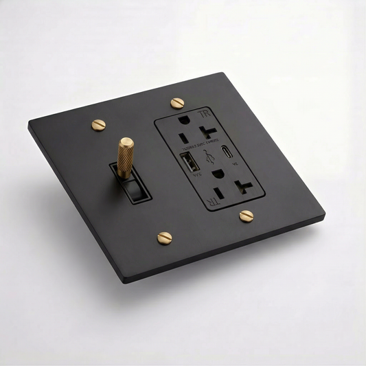 2G Toggle Switch + Outlet with USB-C & USB-A