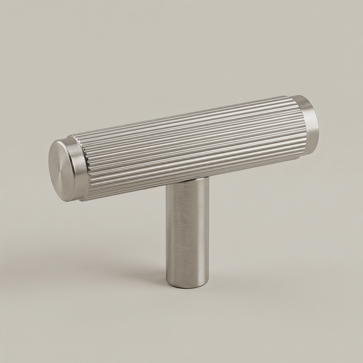 Aure Calder T-Bar Knob - Stainless Steel